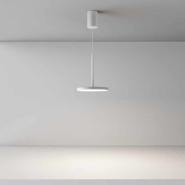 Подвесной светодиодный светильник Maytoni Technical Plato P076PL-L12W4K-W Подвесной светодиодный светильник Maytoni Technical Plato P076PL-L12W4K-W