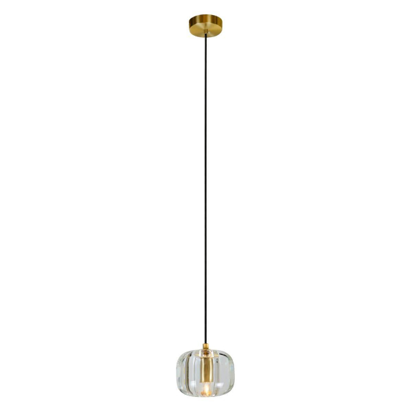 Подвесной светильник Belfast Pansy 6214-1 BR CL Подвесной светильник Belfast Pansy 6214-1 BR CL