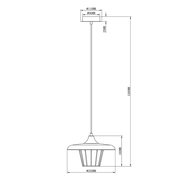 Подвесной светильник Moderli Alisa V2840-1P Подвесной светильник Moderli Alisa V2840-1P