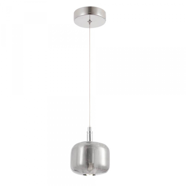 Подвесной светильник Crystal Lux Box SP1 Chrome/Smoke Подвесной светильник Crystal Lux Box SP1 Chrome/Smoke