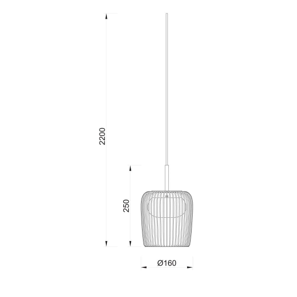 Подвесной светильник Mantra Dubai 9419 (1L)+8514