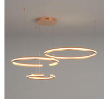 Подвесной светодиодный светильник Eurosvet Smart Gap 90280/3 золото