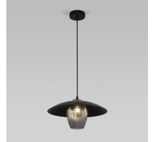 Подвесной светильник Eurosvet Kamari 50259/1 черный/дымчатый