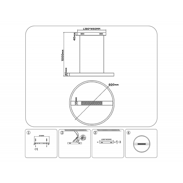 Подвесной светодиодный светильник Ambrella light Comfort LineTech FL51489 Подвесной светодиодный светильник Ambrella light Comfort LineTech FL51489