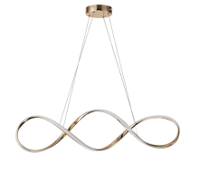 Подвесной светодиодный светильник Escada Knot 10236/1LED Gold