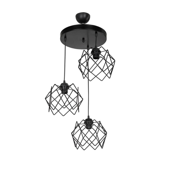 Подвесной светильник Toplight Jayne TL1640H-03BK Подвесной светильник Toplight Jayne TL1640H-03BK