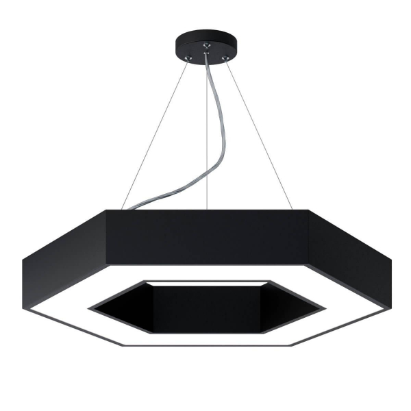 Подвесной светодиодный cветильник Geometria ЭРА Hexagon SPO-123-B-40K-045 45Вт 4000К черный Б0050555 Подвесной светодиодный cветильник Geometria ЭРА Hexagon SPO-123-B-40K-045 45Вт 4000К черный Б0050555
