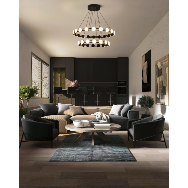 Подвесной светодиодный светильник Freya Collar FR5494PL-FR6180PL-L70B