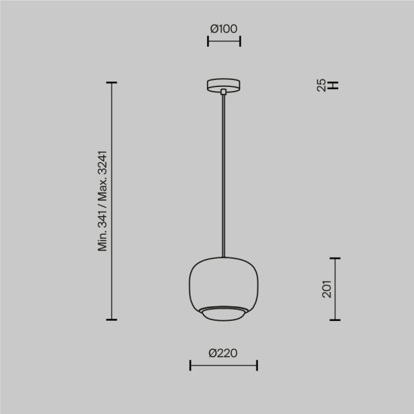 Подвесной светильник Maytoni MOD466PL-L12B3K