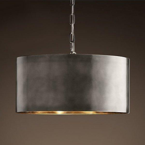 Подвесной светильник Loft-Concept RH Antiqued Metal Drum Pendant lamp 40.619-0