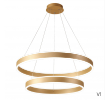 Подвесной светодиодный светильник Crystal Lux MUCHOS SP123W LED  GOLD