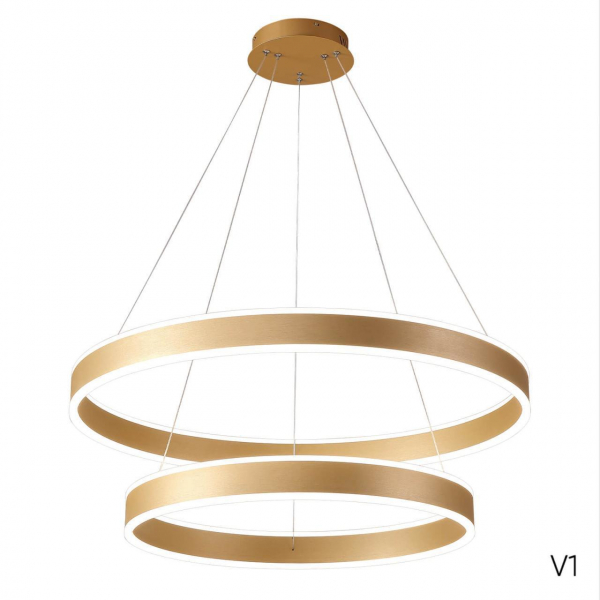 Подвесной светодиодный светильник Crystal Lux MUCHOS SP123W LED GOLD Подвесной светодиодный светильник Crystal Lux MUCHOS SP123W LED GOLD