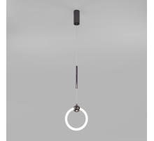 Подвесной светодиодный светильник Eurosvet Rim 90165/1 черный жемчуг