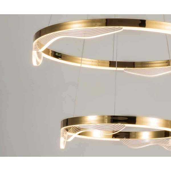 Подвесной светодиодный светильник Kink Light Кастела 08263-60+40,36 Подвесной светодиодный светильник Kink Light Кастела 08263-60+40,36