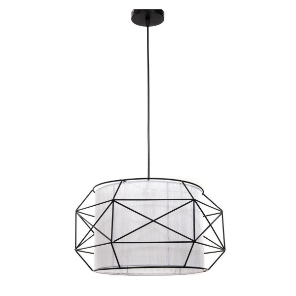 Подвесной светильник Lumina Deco Berti LDP 8001 BK+WT Подвесной светильник Lumina Deco Berti LDP 8001 BK+WT