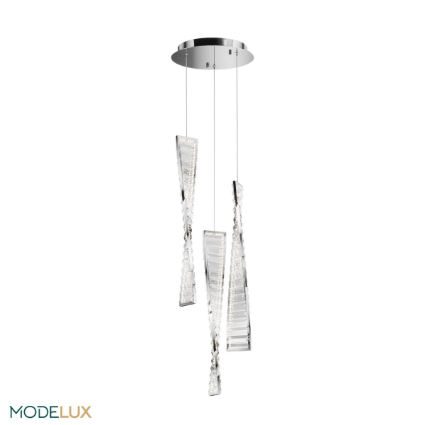 Подвесной светодиодный светильник Modelux Modestyle MS.88910.3R CR Подвесной светодиодный светильник Modelux Modestyle MS.88910.3R CR
