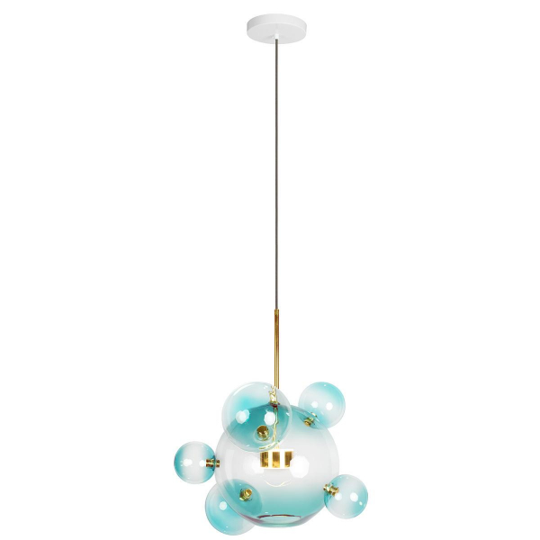 Подвесной светодиодный светильник Loft IT Bolle 2027-P6 Blue Подвесной светодиодный светильник Loft IT Bolle 2027-P6 Blue
