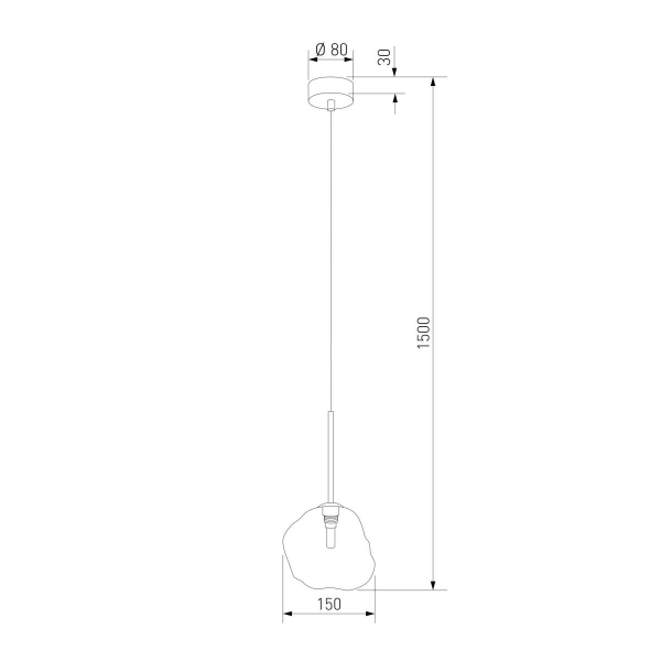 Подвесной светильник TK Lighting 11106 Lava Sabia a071860