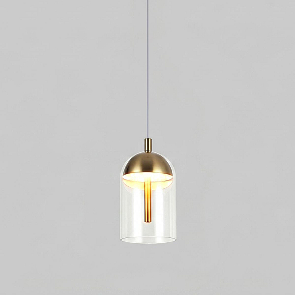 Подвесной светильник Eurosvet Palm 201056/1 LED латунь a072228