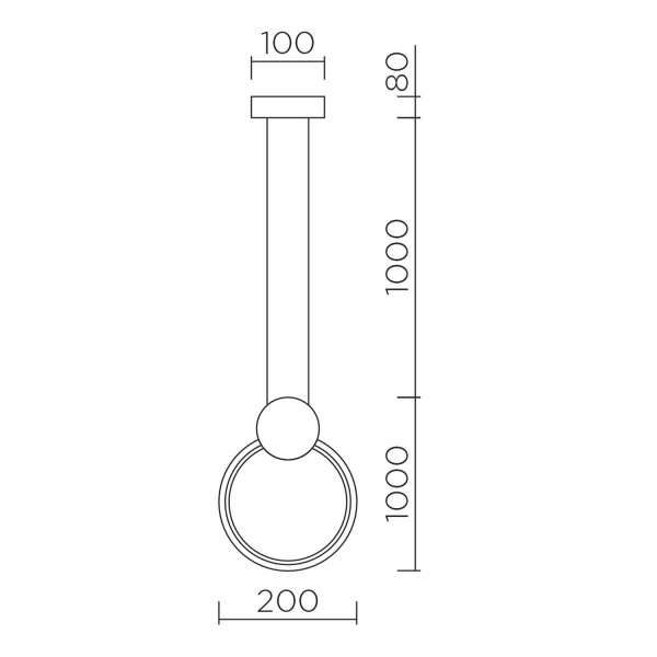 Подвесной светильник LED4U 8575 Подвесной светильник LED4U 8575