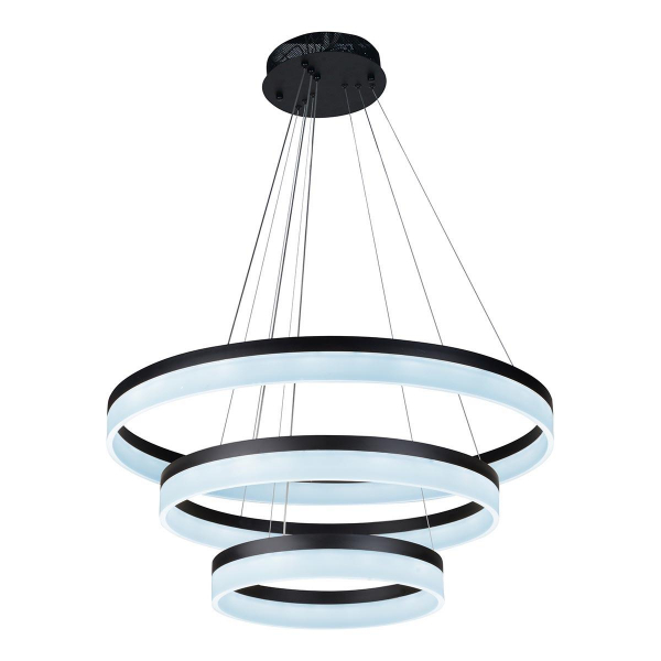 Подвесной светодиодный светильник iLedex Around D0301-3 (400X600X800) BK Подвесной светодиодный светильник iLedex Around D0301-3 (400X600X800) BK
