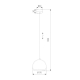 Подвесной светильник TK Lighting 10172 Zoe