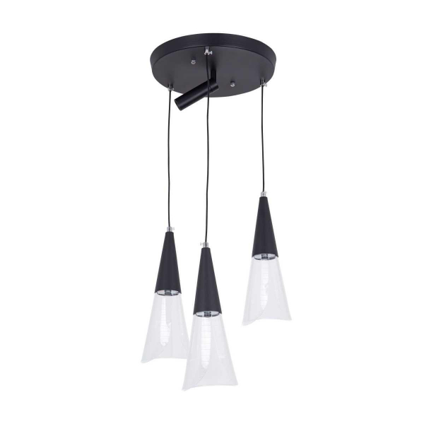 Подвесной светильник LED4U L7106-4 BK Подвесной светильник LED4U L7106-4 BK