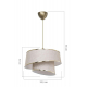 Подвесной светильник Toplight Adriana TL1621H-01BG