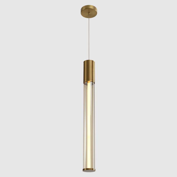 Подвесной светодиодный светильник Crystal Lux Lineup SP11W Led Brass Подвесной светодиодный светильник Crystal Lux Lineup SP11W Led Brass