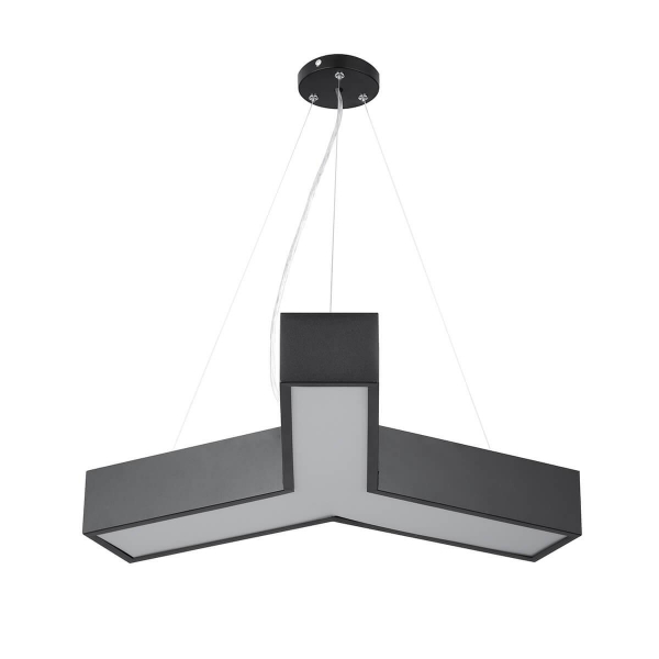 Подвесной светодиодный cветильник Geometria ЭРА Igrek SPO-142-B-40K-044 44Вт 4000К черный Б0050569 Подвесной светодиодный cветильник Geometria ЭРА Igrek SPO-142-B-40K-044 44Вт 4000К черный Б0050569