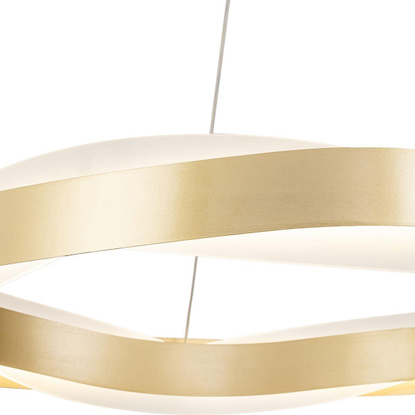 Подвесной светодиодный светильник Indigo Treccia 14013/B/1P Gold V000069L Подвесной светодиодный светильник Indigo Treccia 14013/B/1P Gold V000069L