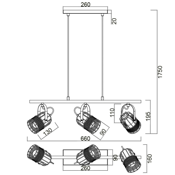 Подвесной светильник Vele Luce Extra VL6472P23 Подвесной светильник Vele Luce Extra VL6472P23