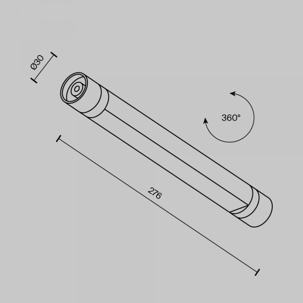 Светильник Maytoni Technical C147CL-L300-6W3K-B Светильник Maytoni Technical C147CL-L300-6W3K-B