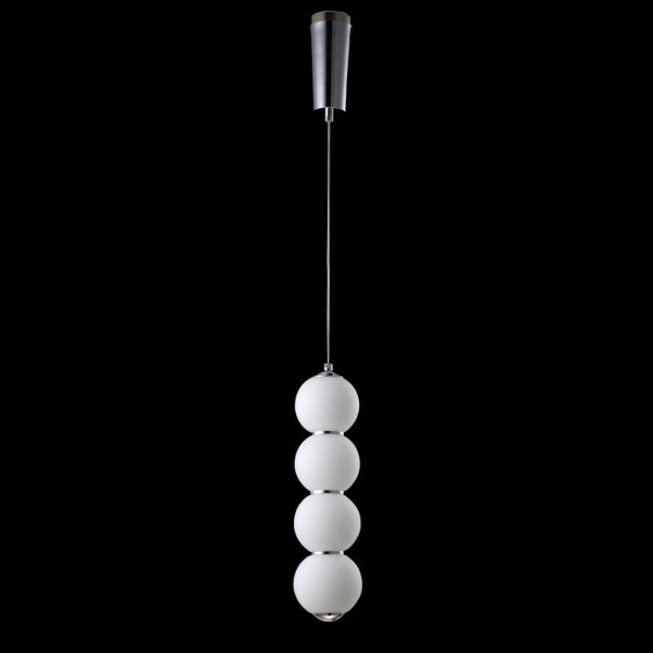 Подвесной светодиодный светильник Crystal Lux Desi SP4 Chrome/White Подвесной светодиодный светильник Crystal Lux Desi SP4 Chrome/White