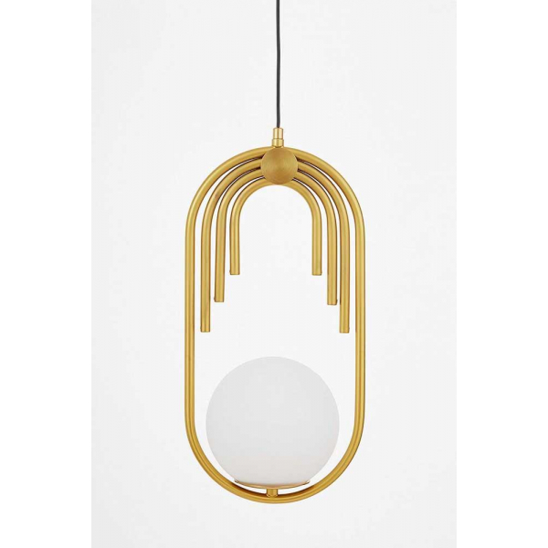 Подвесной светильник Lumina Deco Zanetti LDP 5522-1 WT+MD Подвесной светильник Lumina Deco Zanetti LDP 5522-1 WT+MD