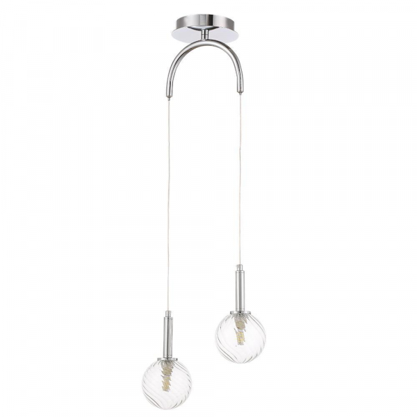Подвесной светильник Crystal Lux Luxury SP2 Chrome Подвесной светильник Crystal Lux Luxury SP2 Chrome
