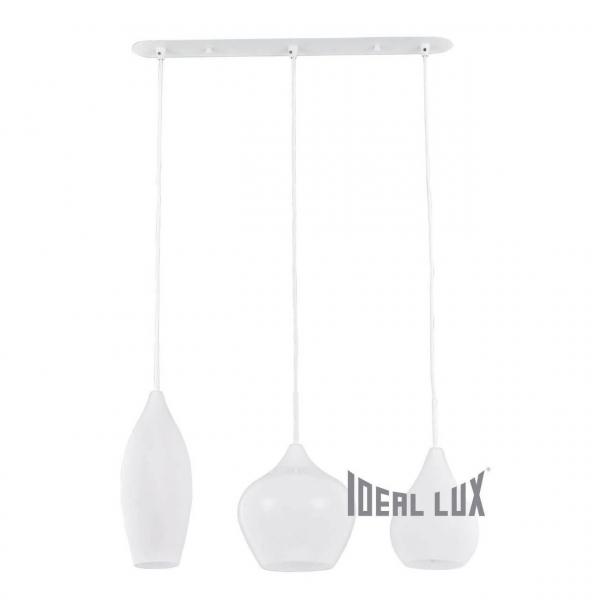 Подвесной светильник Ideal Lux Soft SP3 Bianco 111858 Подвесной светильник Ideal Lux Soft SP3 Bianco 111858