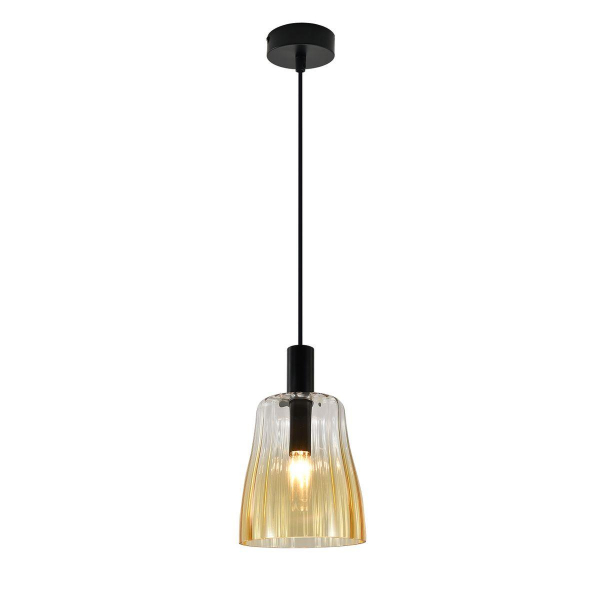Подвесной светильник Indigo Soave V11047/B/1P Amber V000493 Подвесной светильник Indigo Soave V11047/B/1P Amber V000493