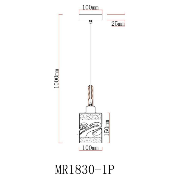 Подвесной светильник MyFar Olivia MR1830-1P Подвесной светильник MyFar Olivia MR1830-1P