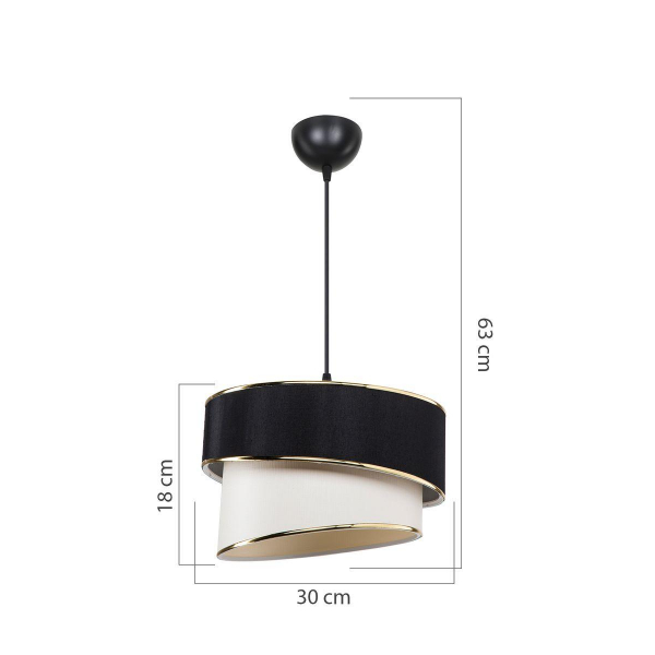 Подвесной светильник Toplight Bertina TL1622H-01BW Подвесной светильник Toplight Bertina TL1622H-01BW