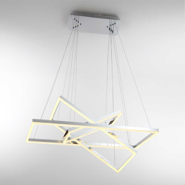 Подвесной cветильник LED4U L11001-3 CR Подвесной cветильник LED4U L11001-3 CR