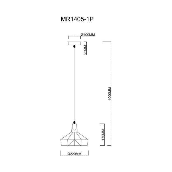 Подвесной светильник MyFar Brigitte MR1405-1P Подвесной светильник MyFar Brigitte MR1405-1P
