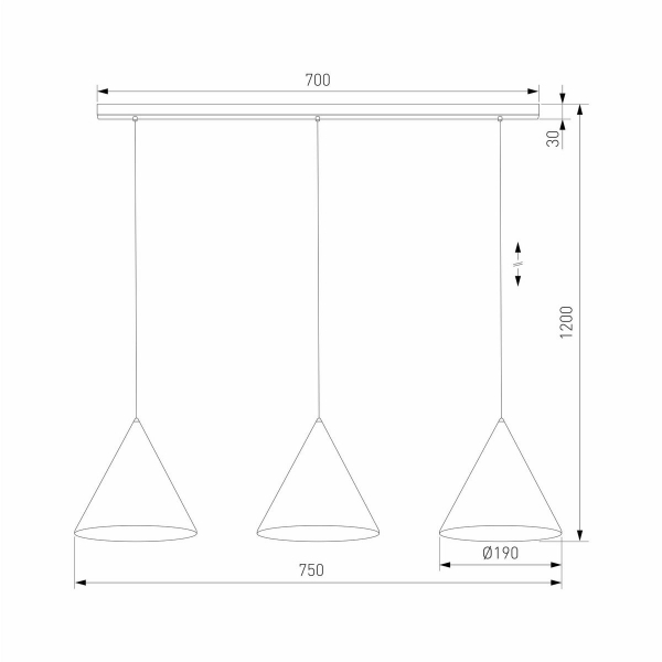 Подвесной светильник TK Lighting 10011 Cono Подвесной светильник TK Lighting 10011 Cono