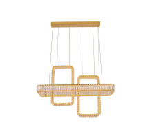 Подвесной светодиодный светильник Newport 8230 8232+2/S gold NEW М0066949