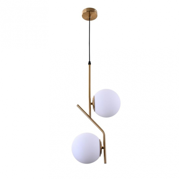 Подвесной светильник Lumina Deco Bienari LDP 6040-2 MD+WT Подвесной светильник Lumina Deco Bienari LDP 6040-2 MD+WT