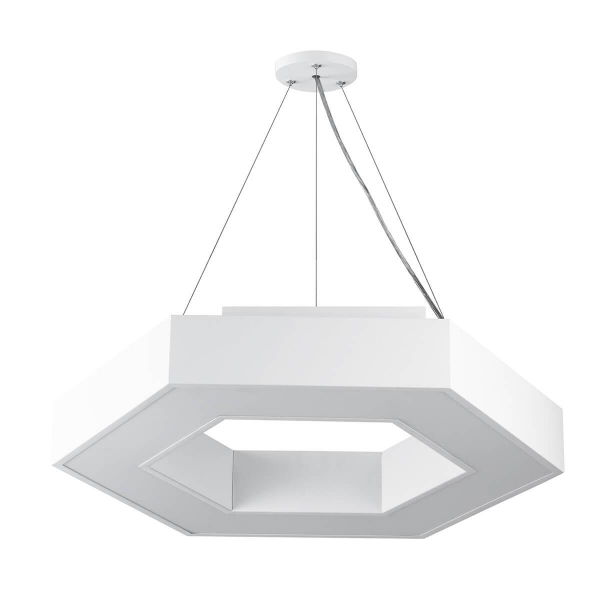 Подвесной светодиодный cветильник Geometria ЭРА Hexagon SPO-123-W-40K-045 45Вт 4000К белый Б0050554 Подвесной светодиодный cветильник Geometria ЭРА Hexagon SPO-123-W-40K-045 45Вт 4000К белый Б0050554