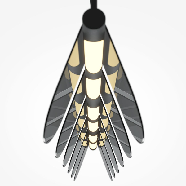 Подвесной светодиодный светильник Maytoni Fluffy MOD319PL-L30B3K