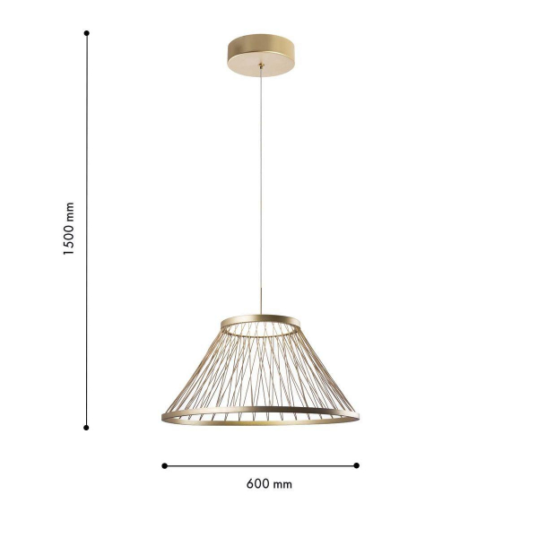 Подвесной светодиодный светильник Favourite Fibra 4634-6P Подвесной светодиодный светильник Favourite Fibra 4634-6P