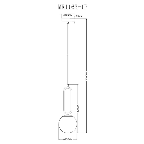 Подвесной светильник MyFar Pierre MR1163-1P Подвесной светильник MyFar Pierre MR1163-1P