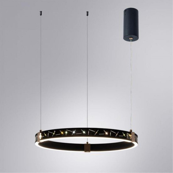 Подвесной светодиодный светильник Arte Lamp Shine A2222SP-1BK Подвесной светодиодный светильник Arte Lamp Shine A2222SP-1BK